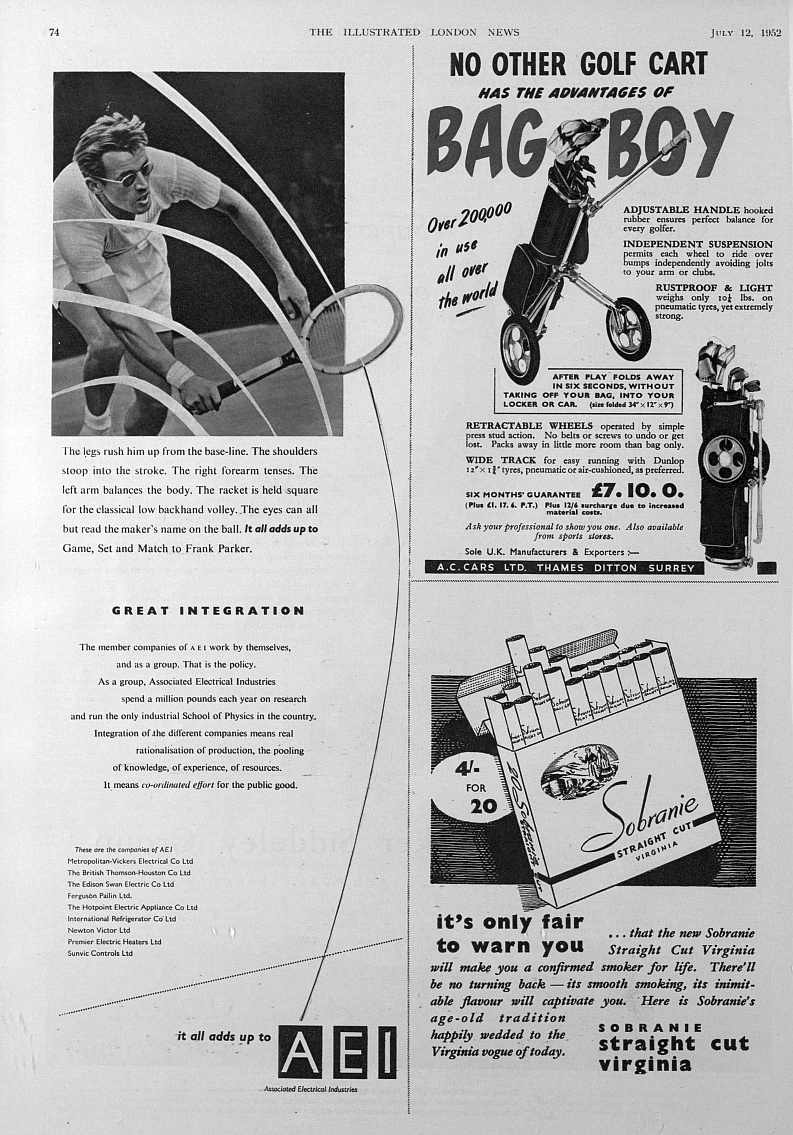 adverts sobranie cigs etc